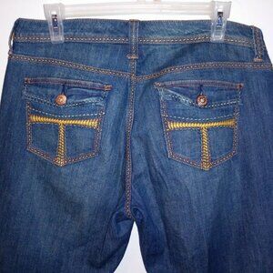 Tommy Hilfiger Jeans bootcut Embroidered "T" flap pocket contrast stitch stretch